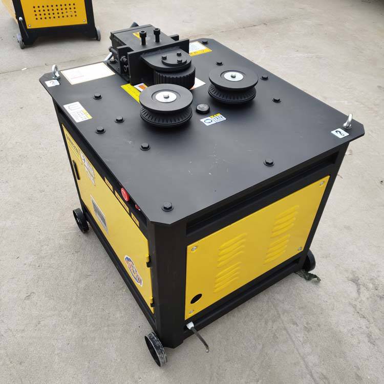 【建筑工地钢筋打圈机 圆钢螺纹钢筋弧度弯曲 gwh32钢筋弯弧机】价格