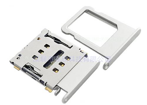 连欣科技nanosim卡座带卡托物联网通用nano小卡