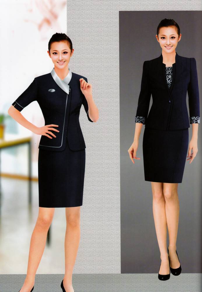 商场珠宝店营业员工作制服周大福周大生导购员制服定制ido首饰专卖店
