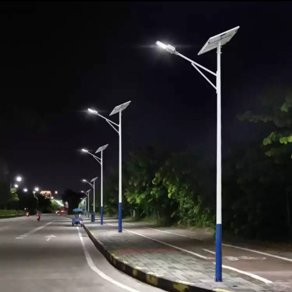 河南新乡新农村太阳能路灯项目博尔博特光伏厂家图片