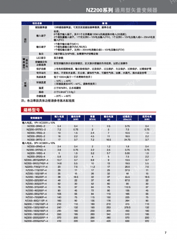 众辰zoncn螺杆空压机变频器z240022gy22kw380v