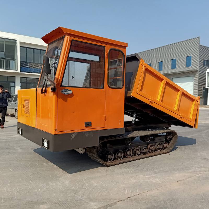 小型农用履带车工程橡胶履带式爬山虎定制2吨履带运输车