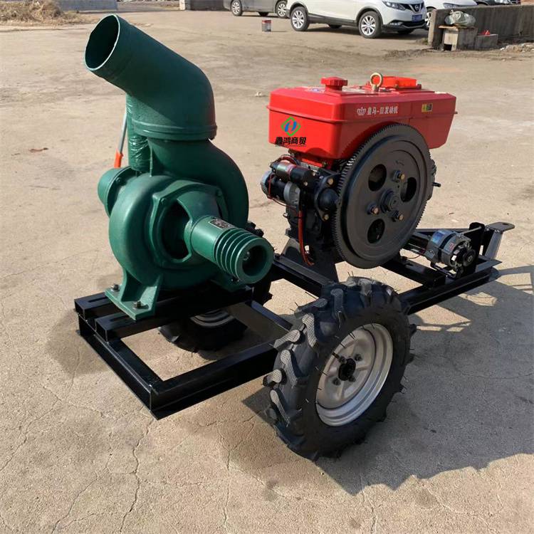 6寸口径排涝水泵220吨流量离心泵灌溉农田柴油抽水机