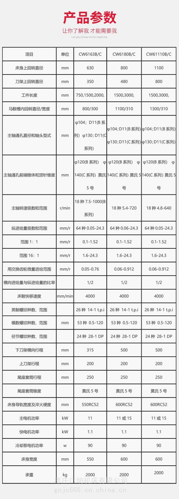 车床6163参数图片