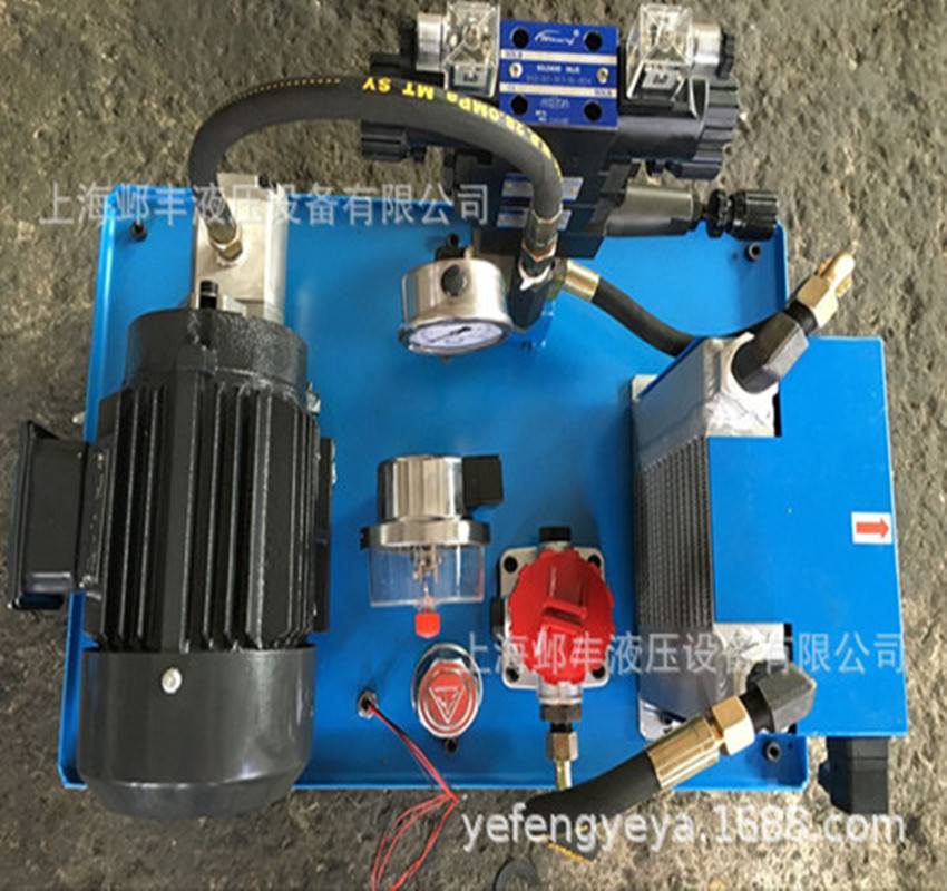 上海嘉定实力厂家风冷式液压系统总成小型液压站设计制造液压泵站