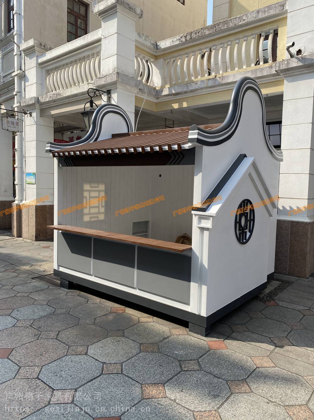 洛阳景区仿古中式售卖亭 景区美食小木屋餐车 景区咖啡饮品快闪店商铺