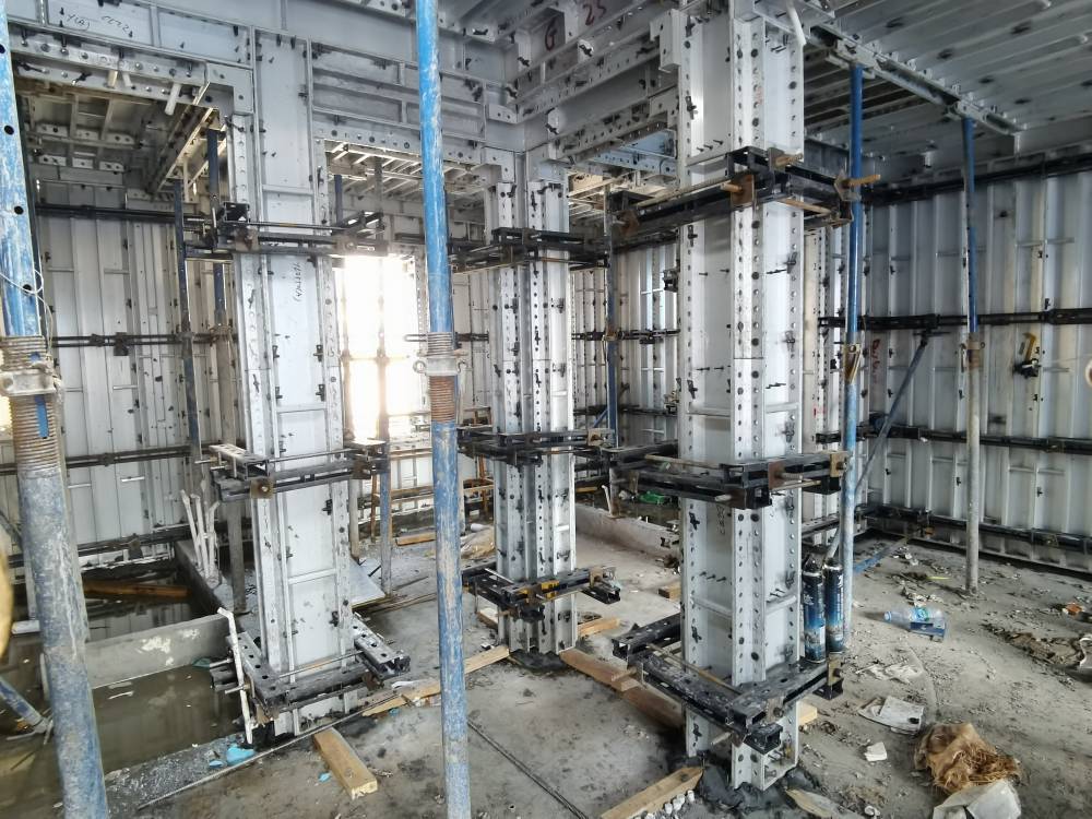 兴民伟业铝模钢背楞重量轻规格少易安装通用率高