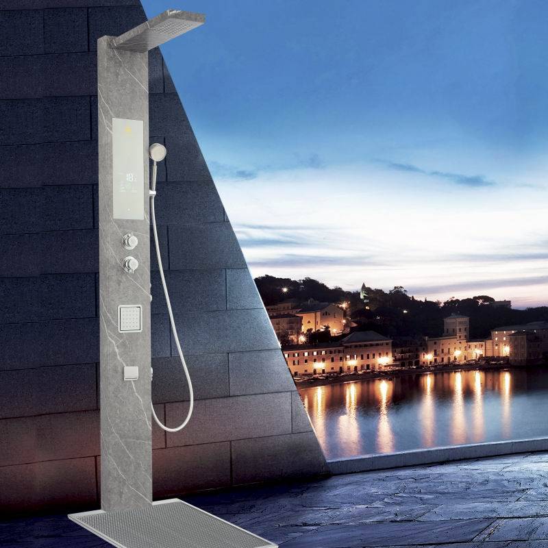 艾铭乐g5集成淋浴屏电热水器花洒套装家用增压喷头洗澡器