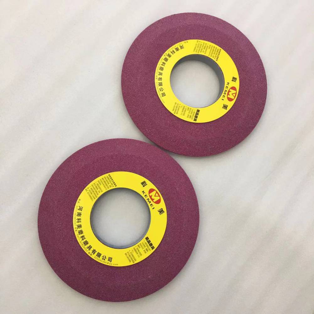 陶瓷铬刚玉砂轮红刚玉砂轮双斜边砂轮抗破碎性及自锐性好