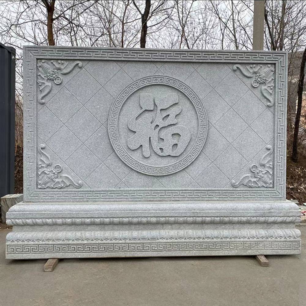 浙江温州大理石石雕影门石大理石迎门浮雕墙做工细腻上门安装