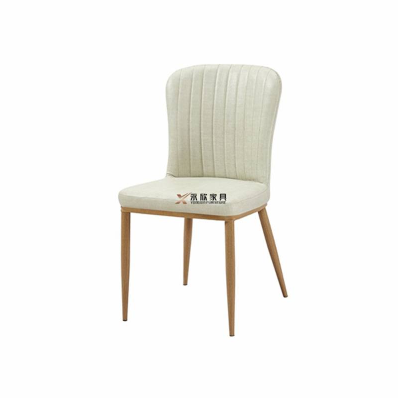 轻奢风主题酒店西餐厅软包椅子