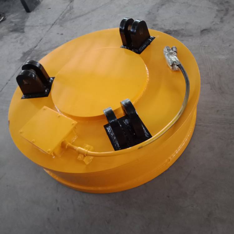 废品站用高频电磁吸盘 吸力大挖掘机叉车起重机电磁吸盘