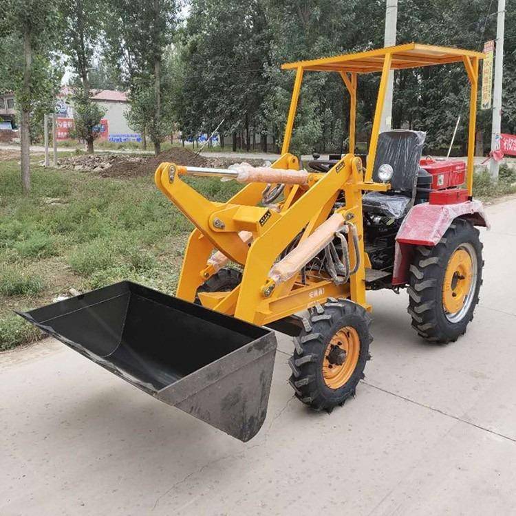 农用拖拉机改装铲运机多功能小铲车农用液压装载机