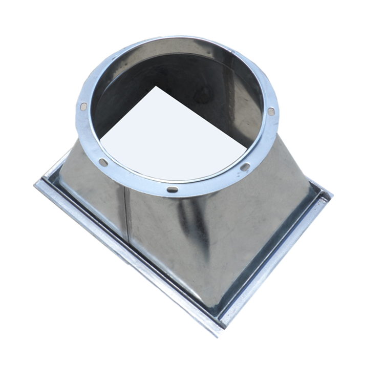 广东风管接头变风机不锈钢白铁皮管道通风配件铭流风管