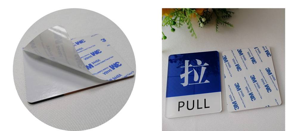 pvc推拉牌定制亚克力推拉牌商场店铺玻璃门推拉牌亚克力uv打印定制