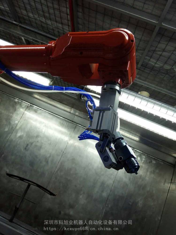 深圳科旭业汽车配件机器人喷漆 塑胶件机械手喷涂 全套机器人在线涂装