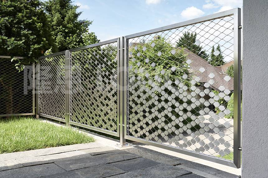 隆恩丝网不锈钢防护网桥梁商场室内外栏杆防坠钢丝绳网