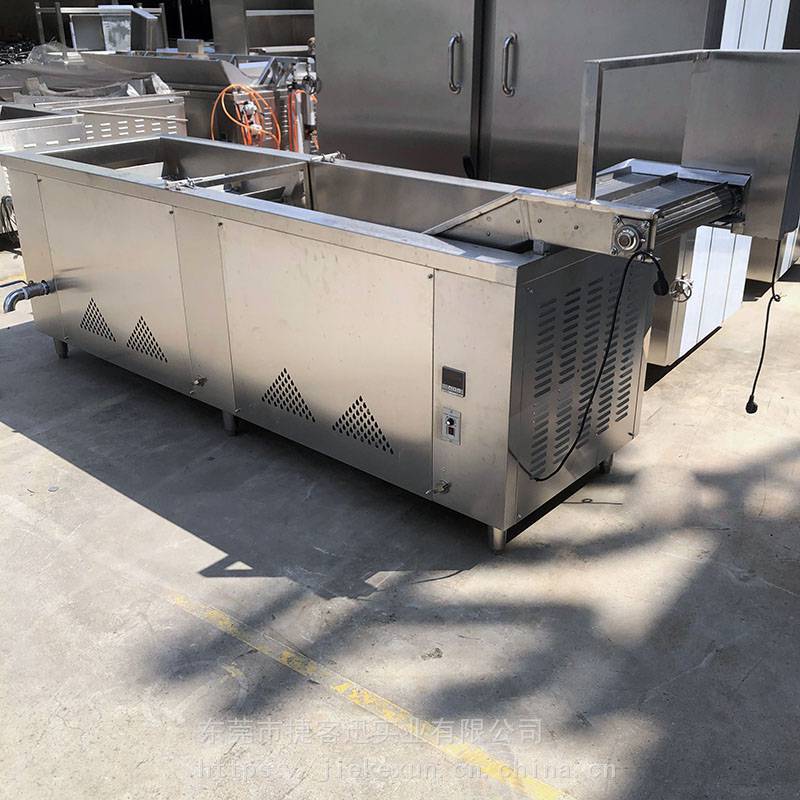 捷客迅链条油炸机自动连续式油炸机链条式自动油炸机大型油炸机食品厂