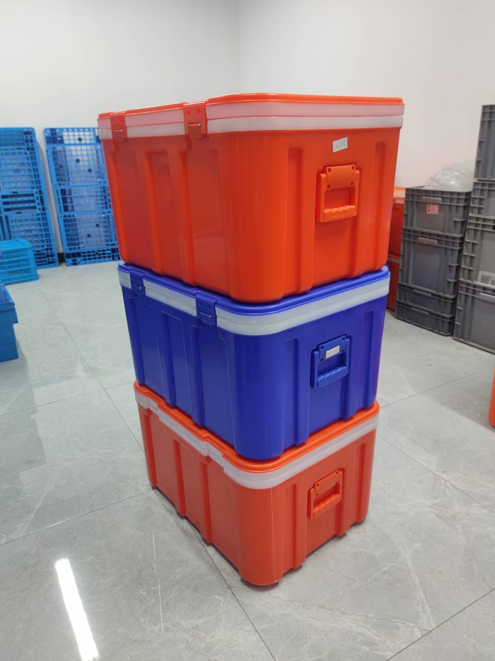 65l食品级冷藏箱户外快餐外卖箱pp车载家用冷藏箱商用外卖大号保温箱