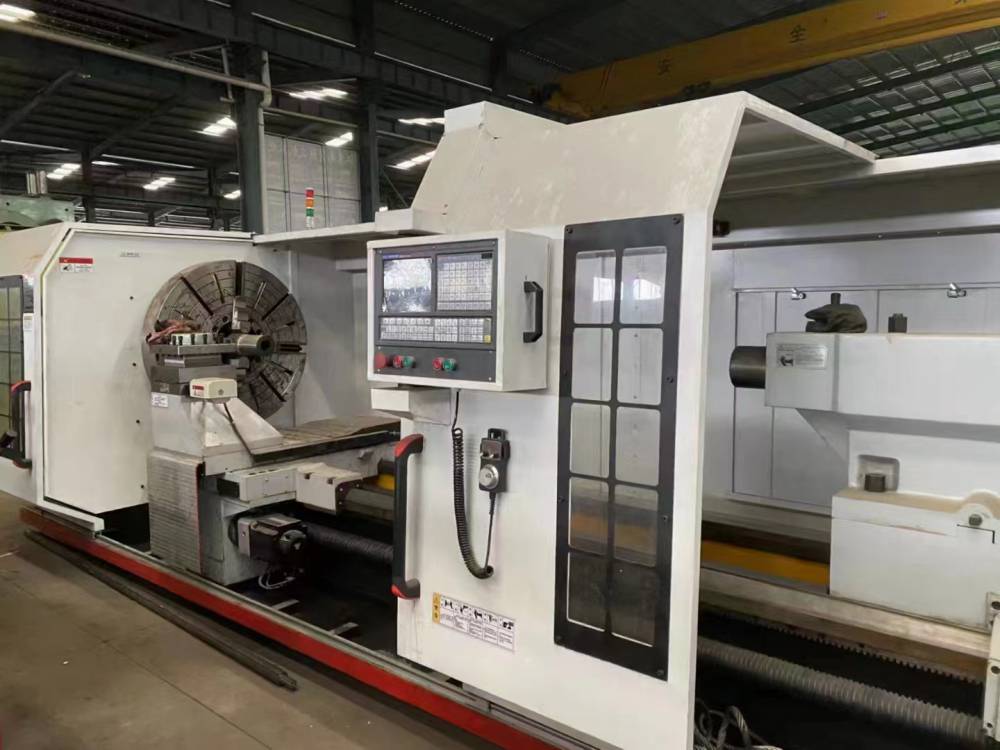 转让二手德州普利森cw61125d数控卧式车床二手3米数控车床图片