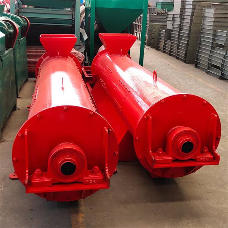 饼粕三合一造粒 转鼓式混合机 鸡粪化肥制粒均匀