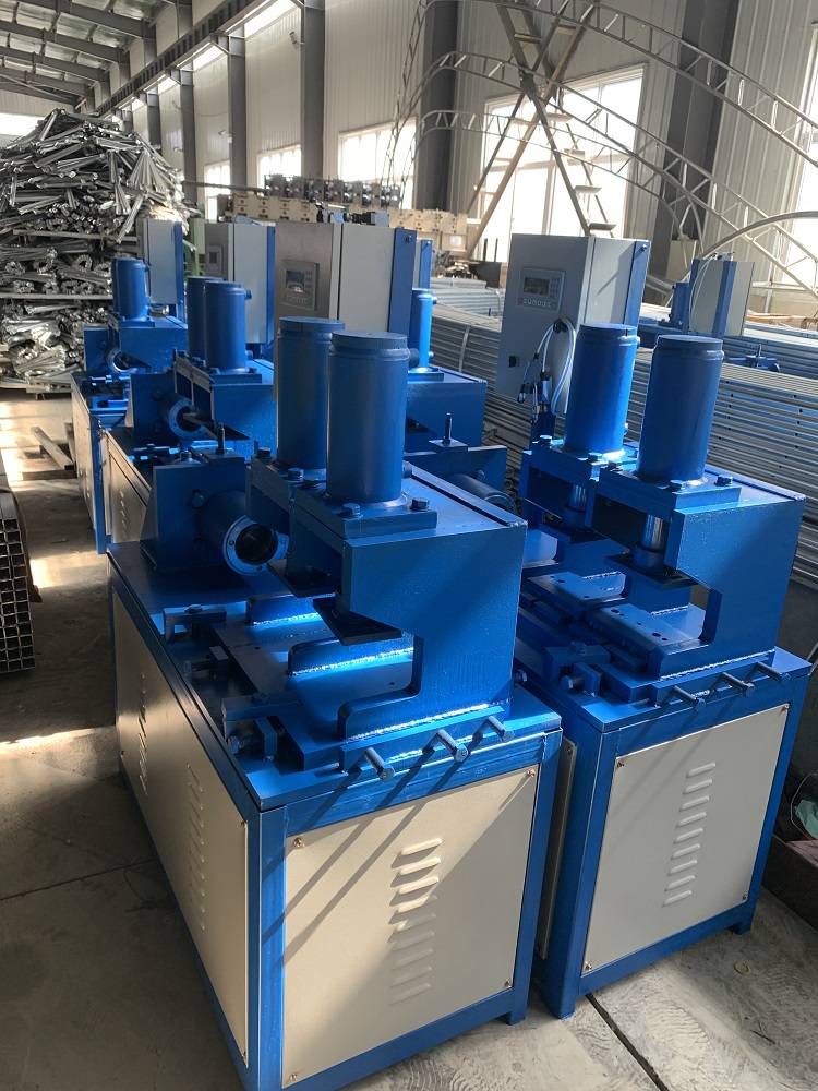 液压缩口机市场价格双缸液压缩口机100100大棚骨架液压缩口机