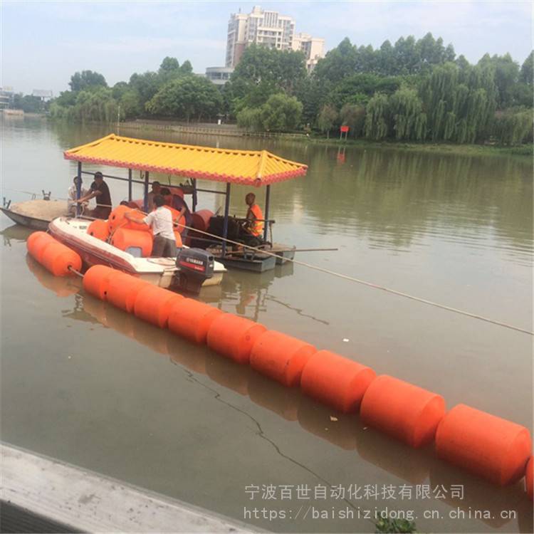 拦污浮体 河道清淤治理拦污浮排 海上警戒拦船禁航区浮体浮筒