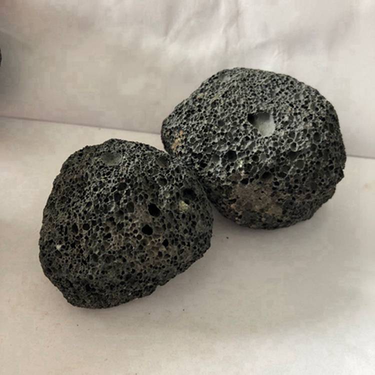 河北矿山多肉种植火山石颗粒人工湿地用火山石黑色火山石大块火山石