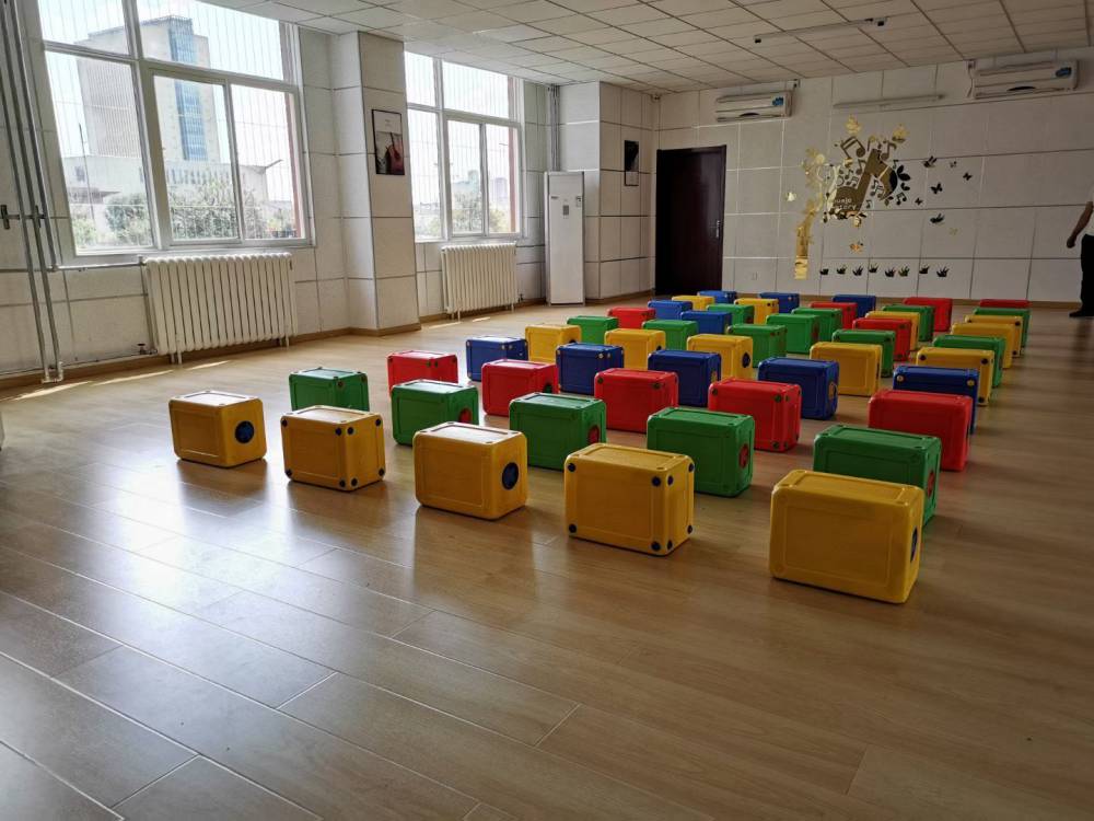 音乐凳音乐箱积木pvc六面体凳中小学幼儿园教室合唱台