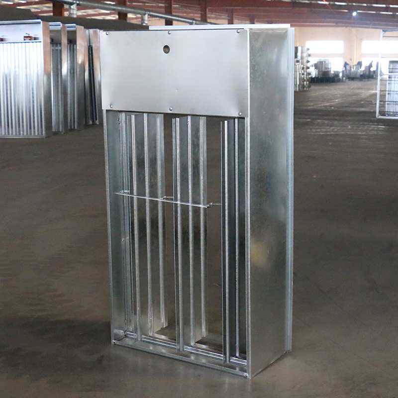 电动多页排烟口常闭多叶排烟口加压送风口楼梯间正压送风口图片