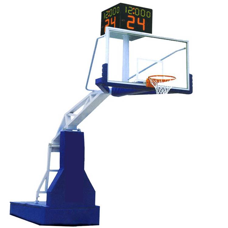 跃羚YL-1222 室内可升降篮球架 篮球馆篮球架子 固定含预埋件