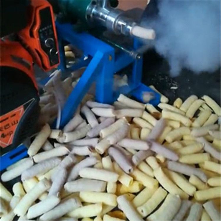 大米五谷杂粮膨化机自熟型杂粮空心棒机玉米膨化机多少钱昊铭