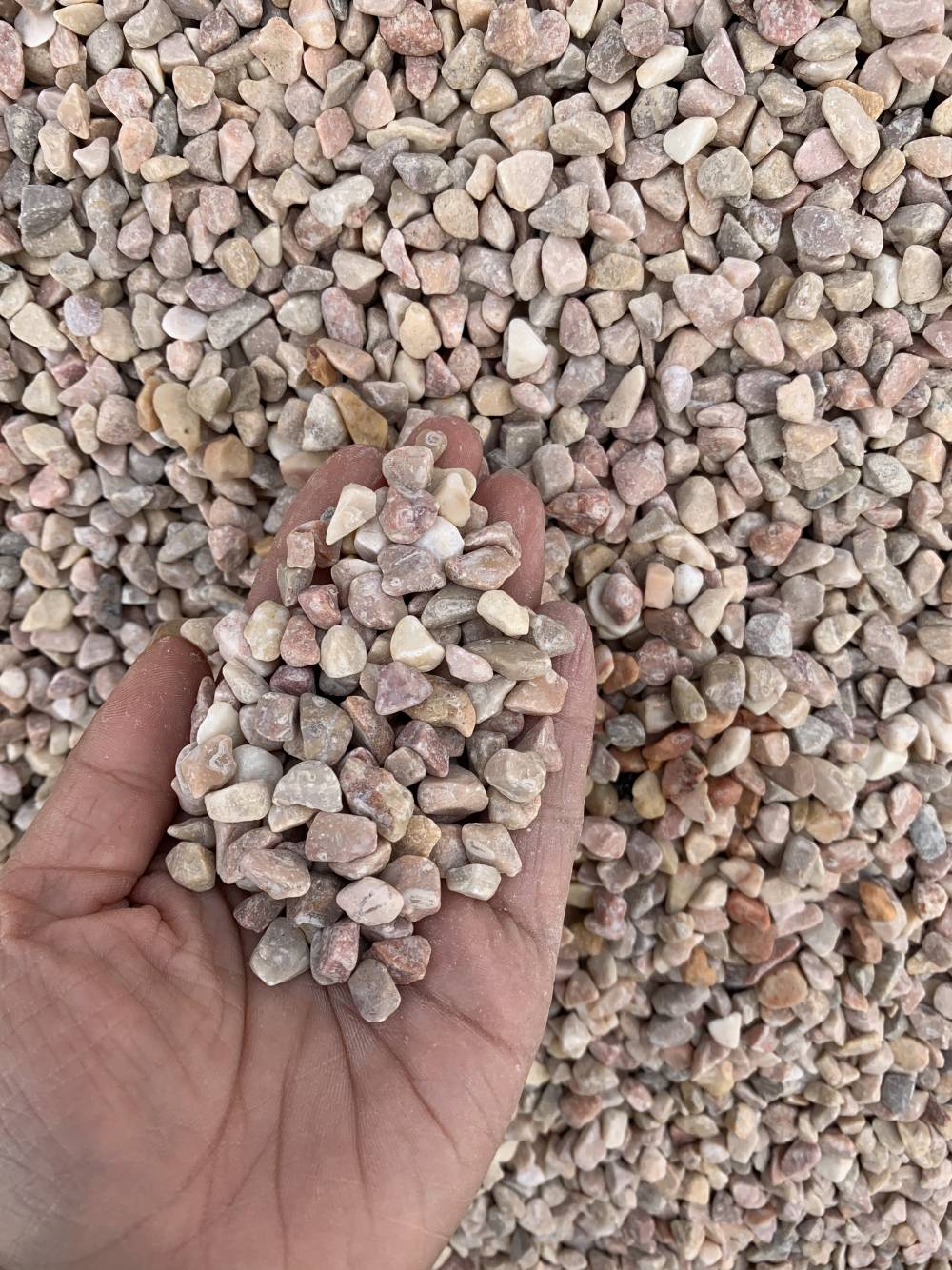 透水3669胶粘石五彩洗米石建筑用水磨石子