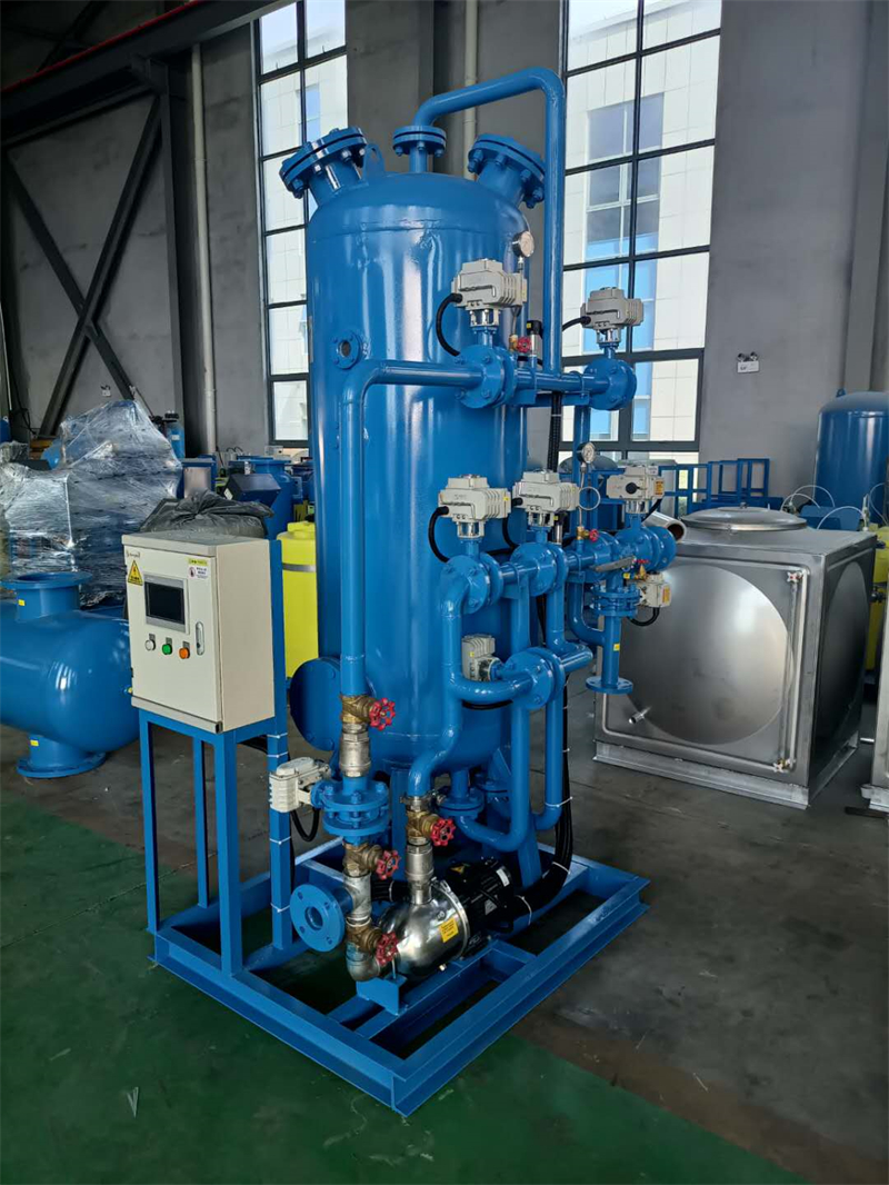 菲洛克碳钢卧式热电厂海绵铁除氧器