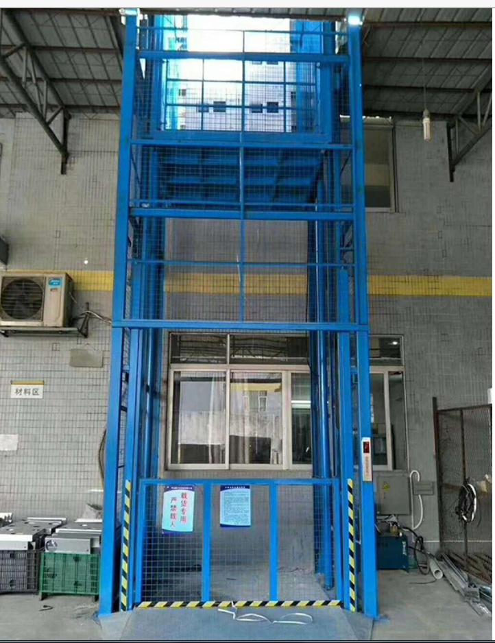 定制导轨式升降机无机房货梯液压货梯升降平台车间厂房简易货梯图片