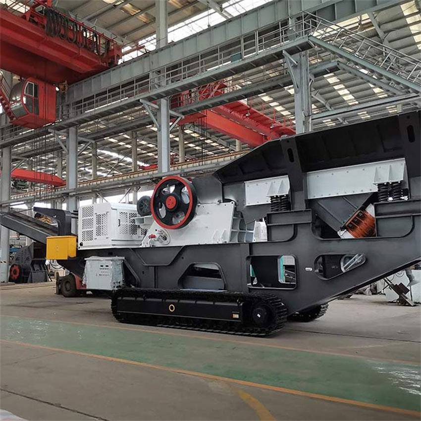 小型履带式移动破碎站轮胎式石英石破碎生产线建筑垃圾破碎设备