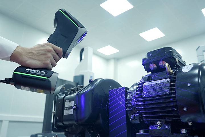 思看kscan复合式3d红蓝双色激光扫描仪大型工件三维测量精