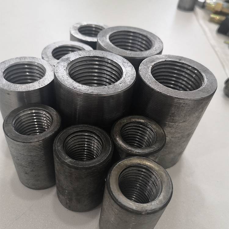 【筏板基础钢筋接头 18正丝钢筋丝牙链接套筒 建筑工地常用钢筋连接配