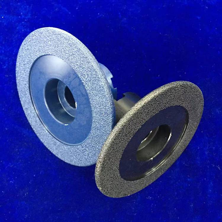 河南科美双面端面钎焊磨轮高温钎焊金刚石砂轮灰铁铸件磨片
