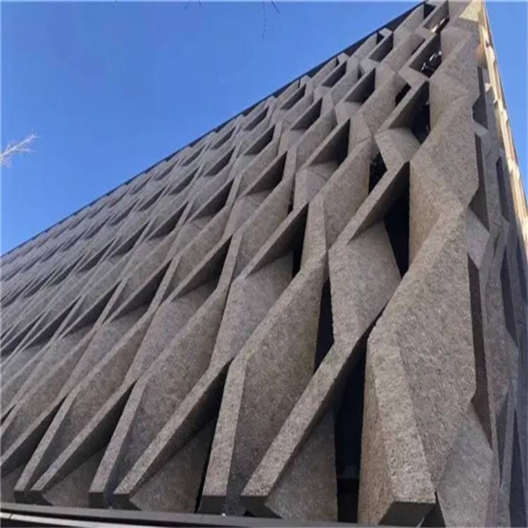 饰纪上品uhpc超混凝土外墙清水挂板幕墙市政景观树池坐凳