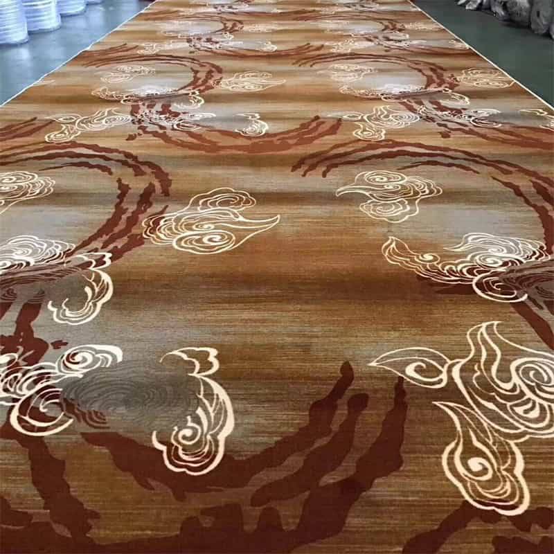 办公地毯酒店大厅满铺地毯中式古典图案北京门头沟