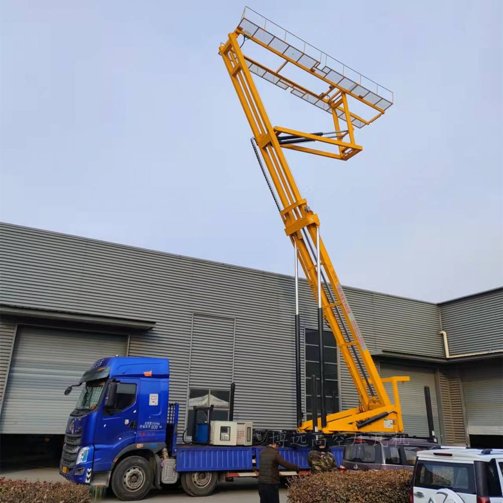 高空压瓦机 举升高度31米 车载式高空压瓦设备