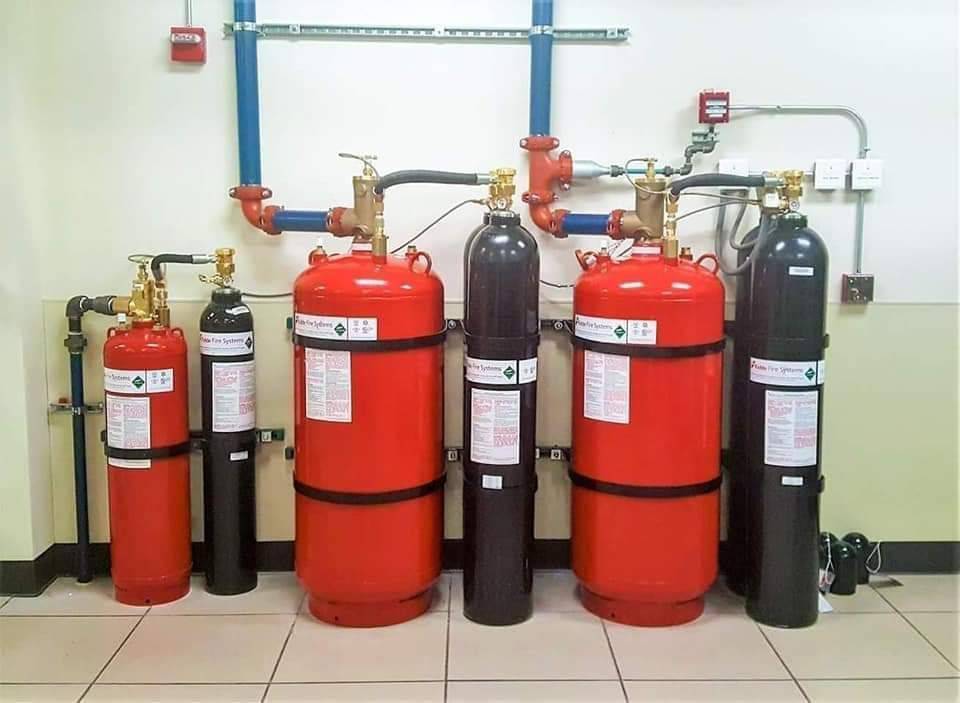 fm认证洁净气体灭火系统kidde凯德25mpa七氟丙烷