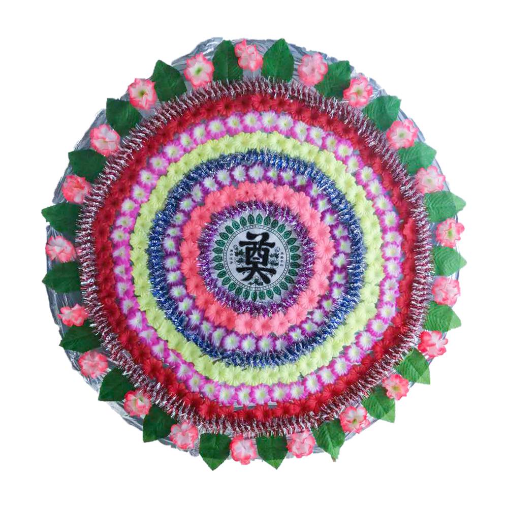 18米十字架仿真花圈批发殡葬用品祭祀祭奠丧白事丧礼