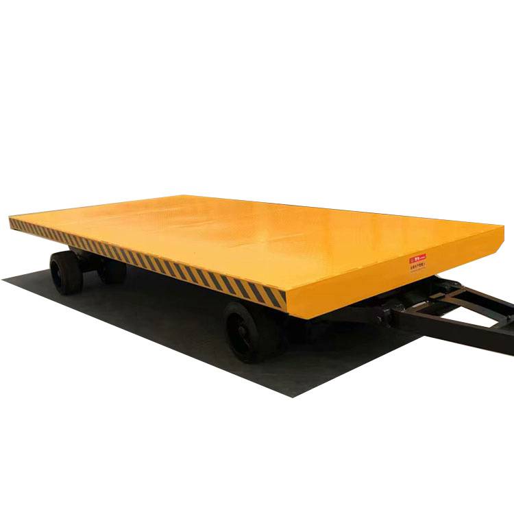 供应14吨重型平板车厂区用物资周转车云谷平板车定制