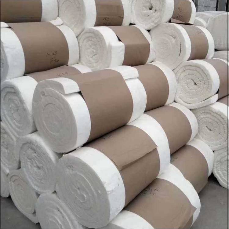 聚丰隔热材料梅州市蕉岭县陶瓷纤维毯2cm硅酸铝卷毡