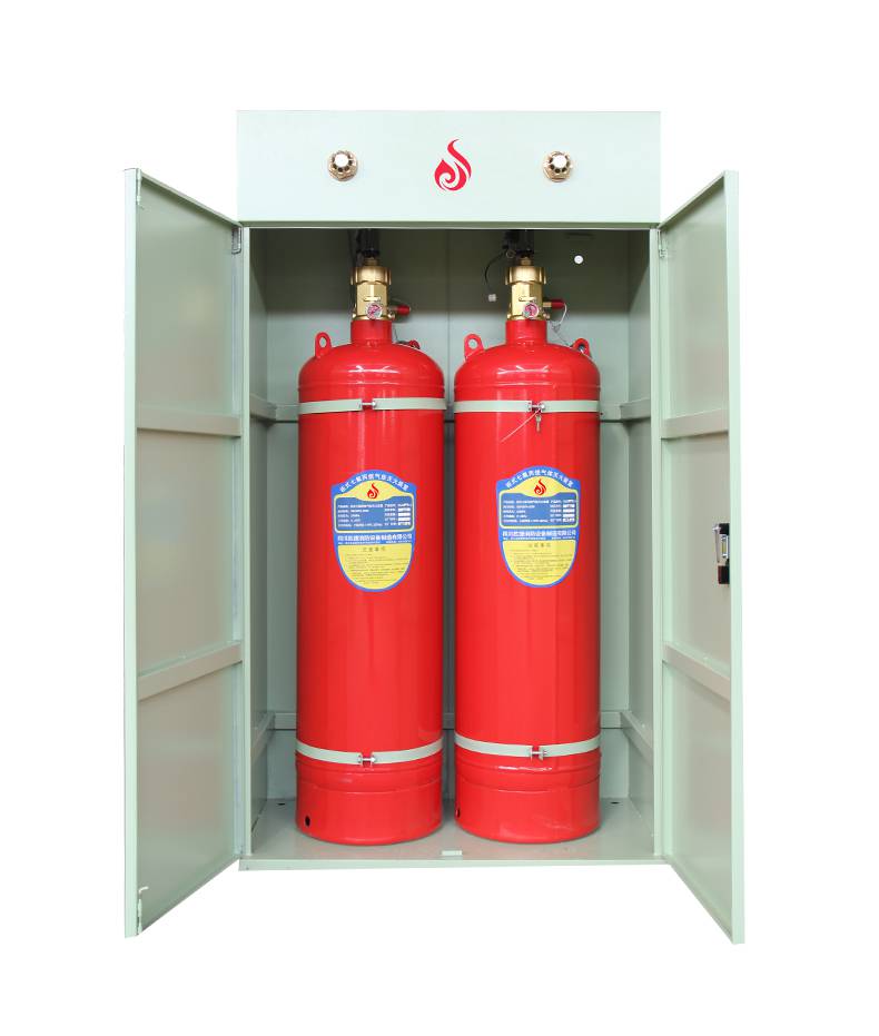 柜式无管网七氟丙烷灭火装置40150l胜捷消防免费设计