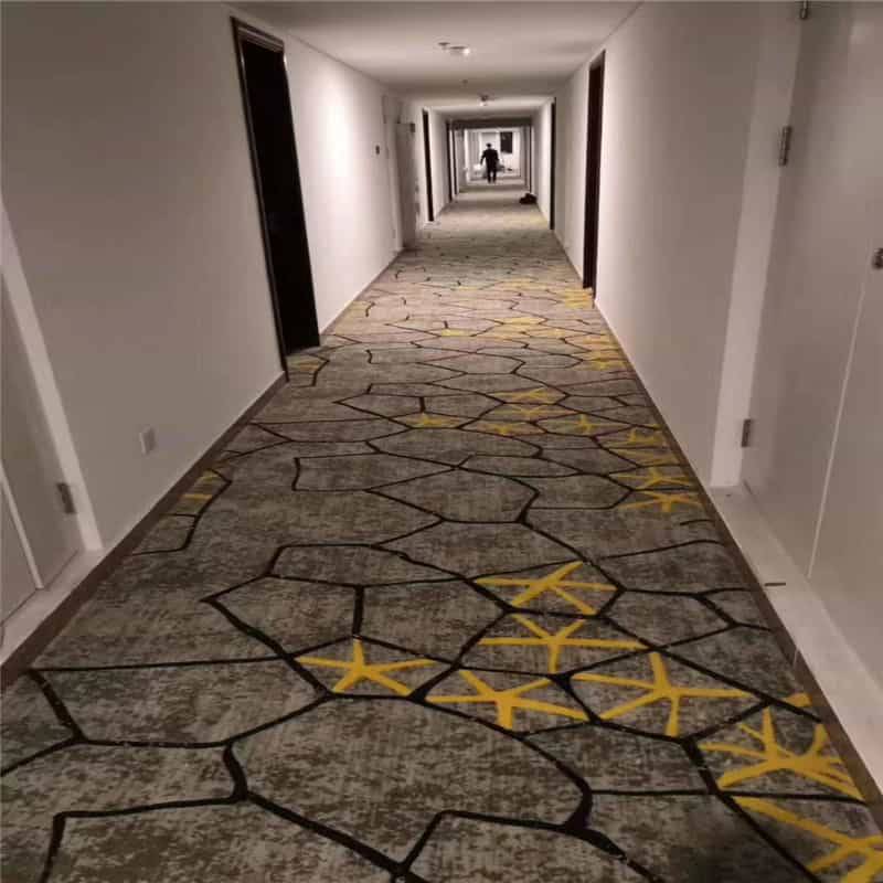 酒店走廊过道印花地毯 宾馆会议办公室地毯定制 福建三明泰宁