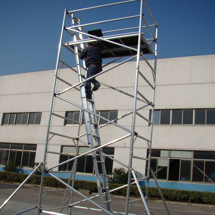 梯博士铝合金脚手架阶梯电扶梯工作架可定制