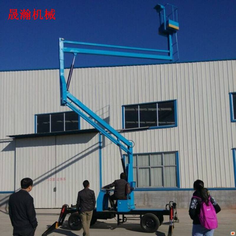 晟瀚生产基地曲臂式高空升降平台 曲臂车升降机